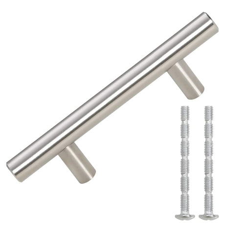 VidaXL Griffe 10 Stück 64 mm Edelstahl silberfarben