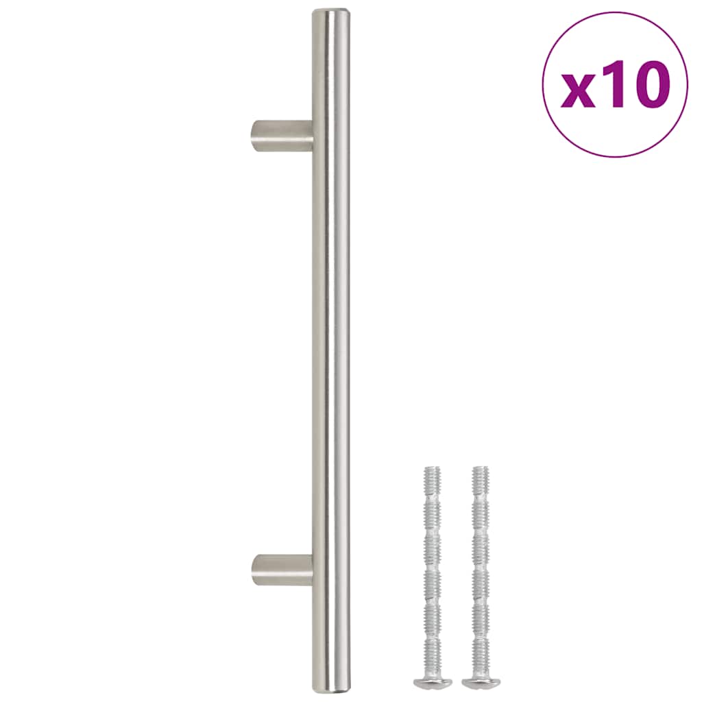 Vidaxx Griffe 10 Stück 160 mm Edelstahl silberfarben