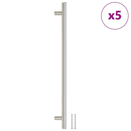 VidaXL Griffe 5 Stück 320 mm Edelstahl silberfarben