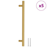 VidaXL Griffe 5 Stück 192 mm Edelstahl goldfarben