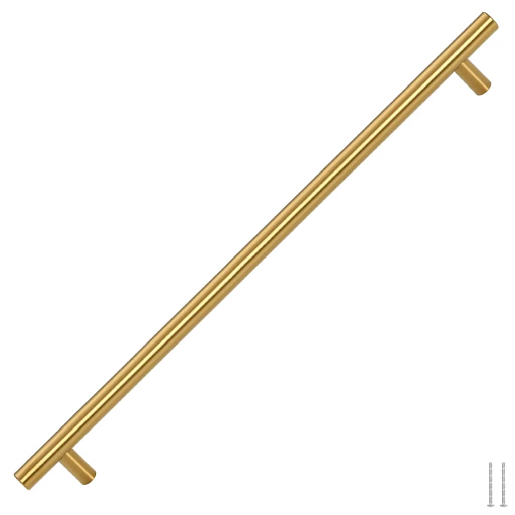 VidaXL Griffe 5 Stück 480 mm Edelstahl goldfarben