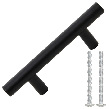 VidaXL Griffe 10 Stück 64 mm Edelstahl schwarz