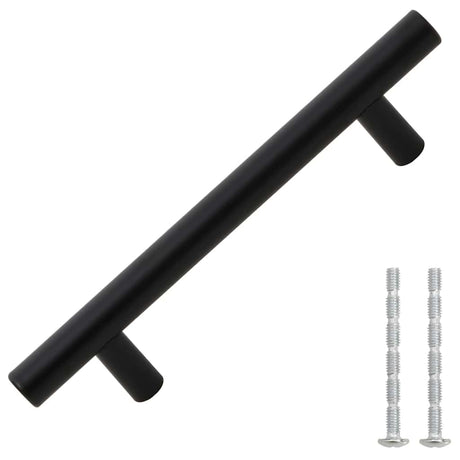 VidaXL Griffe 10 Stück 96 mm Edelstahl schwarz