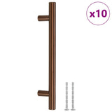 VidaXL Griffe 10 Stück 128 mm Edelstahl bronzefarben