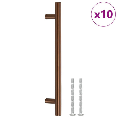 Vidaxx Griffe 10 Stück 160 mm Edelstahl bronzefarben