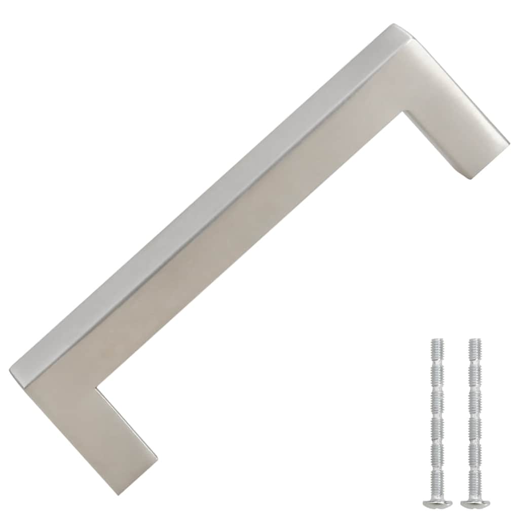 VidaXL Griffe 10 Stück 96 mm Edelstahl silberfarben
