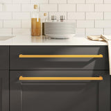 VidaXL Griffe 5 Stück 480 mm Edelstahl goldfarben