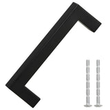VidaXL Griffe 10 Stück 96 mm Edelstahl schwarz