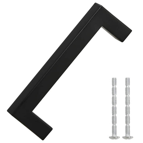 VidaXL Griffe 10 Stück 96 mm Edelstahl schwarz
