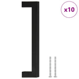 VidaXL Griffe 10 Stück 160 mm Edelstahl schwarz