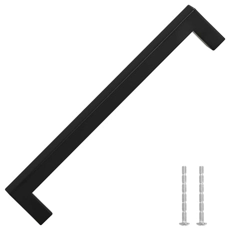 VidaXL Griffe 5 Stück 192 mm Edelstahl schwarz