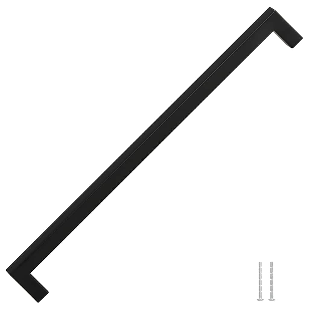 VidaXL Griffe 5 Stück 320 mm Edelstahl schwarz