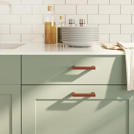 VidaXL Griffe 10 Stück 96 mm Edelstahl bronzefarben