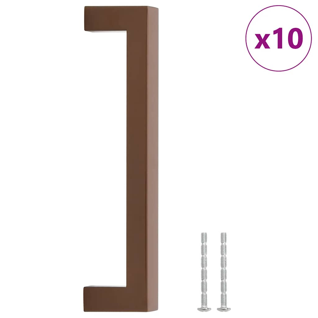 Vidaxx Griffe 10 Stück 160 mm Edelstahl bronzefarben