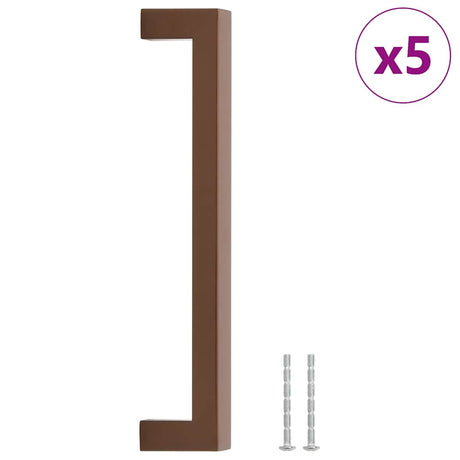 VidaXL Griffe 5 Stück 192 mm Edelstahl bronzefarben