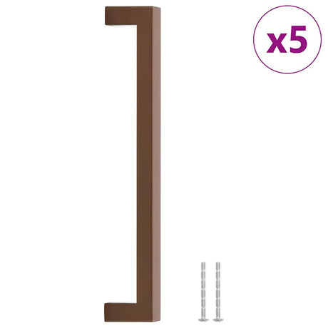 VidaXL Griffe 5 Stück 224 mm Edelstahl bronzefarben