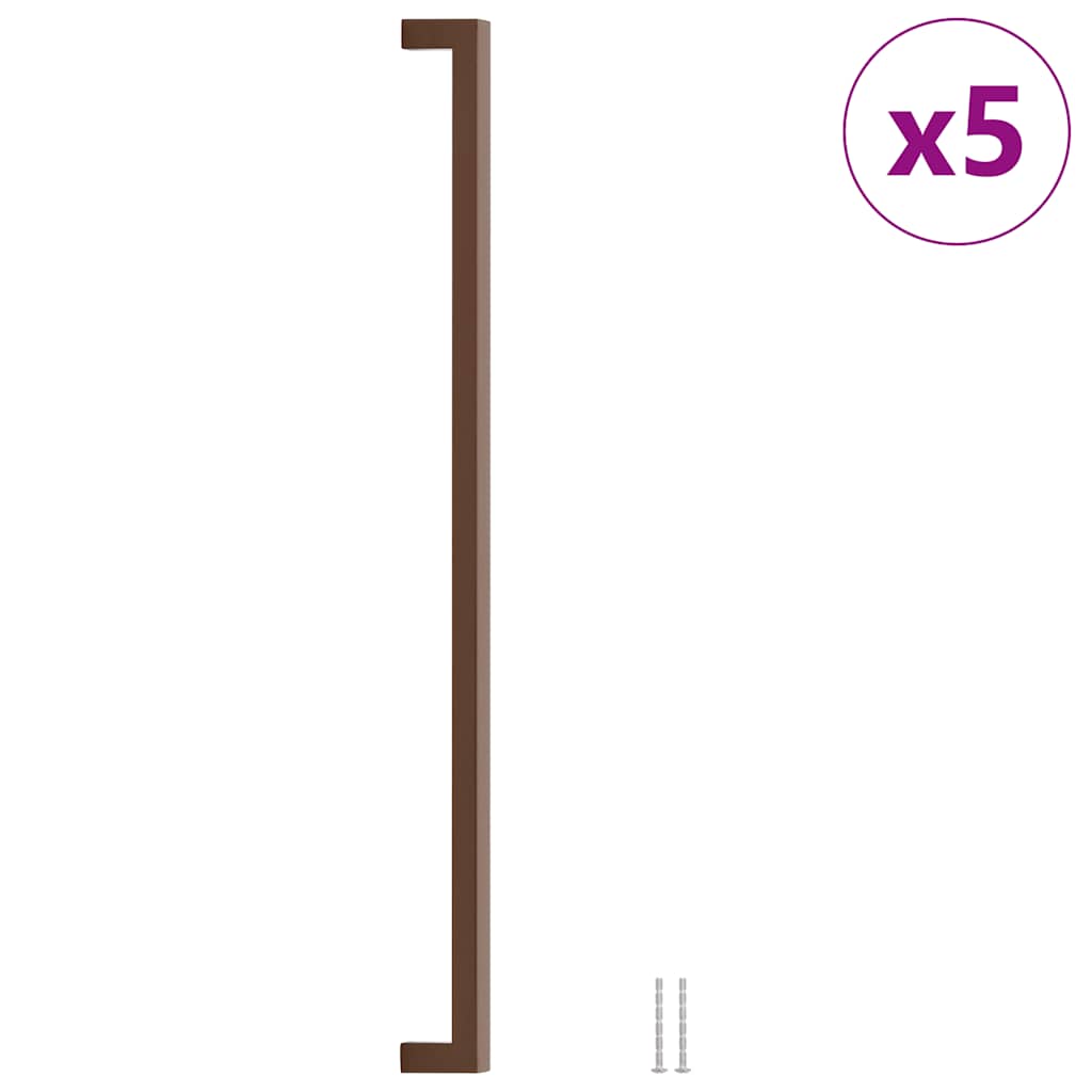 VidaXL Griffe 5 Stück 480 mm Edelstahl bronzefarben