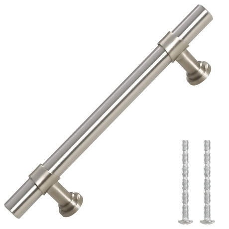 VidaXL Griffe 10 Stück 96 mm Edelstahl silberfarben