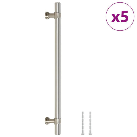Vidaxx Griffe 5 Stück 192 mm Edelstahl silberfarben