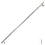 VidaXL Griffe 5 Stück 480 mm Edelstahl silberfarben