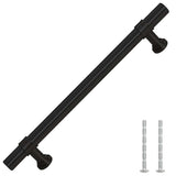 VidaXL Griffe 10 Stück 128 mm Edelstahl schwarz