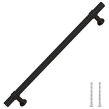 VidaXL Griffe 5 Stück 192 mm Edelstahl schwarz