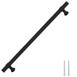 VidaXL Griffe 5 Stück 224 mm Edelstahl schwarz