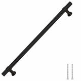 VidaXL Griffe 5 Stück 224 mm Edelstahl schwarz