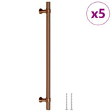 VidaXL Griffe 5 Stück 480 mm Edelstahl bronzefarben