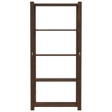 Vidaxx Lagerregal 5-lagig 80x38x170 cm massives Kiefernholz braun
