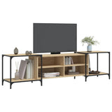Vidaxl tv-meubel 203x37x50 cm bewerkt hout sonoma eikenkleurig
