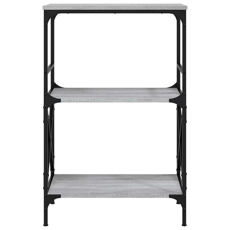 Vidaxl boekenkast 4-laags 59x35x90,5 cm bewerkt hout grijs sonoma