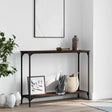 Vidaxl wandtafel 101x30,5x75 cm bewerkt hout bruin eikenkleur