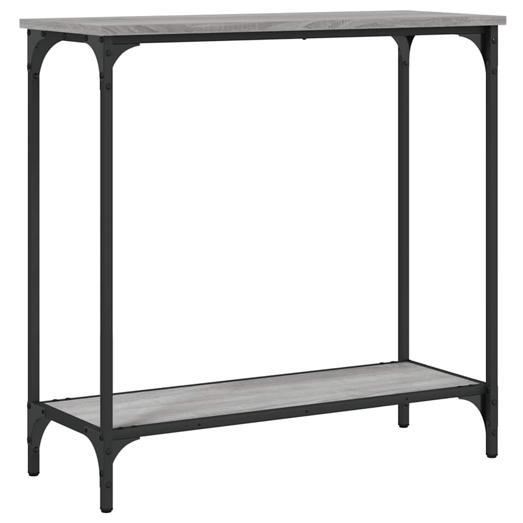 Vidaxl wandtafel 75x30,5x75 cm bewerkt hout grijs sonoma