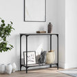 Vidaxl wandtafel 75x30,5x75 cm bewerkt hout grijs sonoma