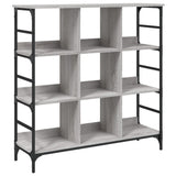 Vidaxl dressoir 102x32x103,5 cm bewerkt hout grijs sonoma eikenkleurig