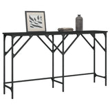 Vidaxl wandtafel 140x29x75 cm bewerkt hout zwart