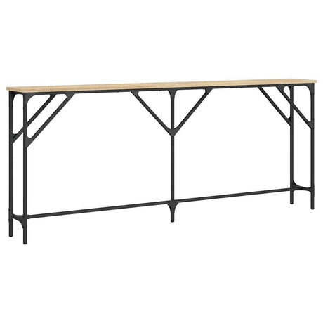 Vidaxl wandtafel 180x23x75 cm bewerkt hout sonoma eikenkleurig