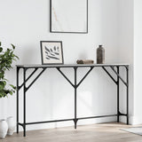 Vidaxl wandtafel 140x23x75 cm bewerkt hout grijs sonoma