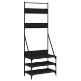 Vidaxx Kleiderständer mit Schuhablage 70x40x184 cm schwarz