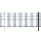 VidaXL Zaunpfosten 10 Stück 150 cm verzinkter Stahl grau