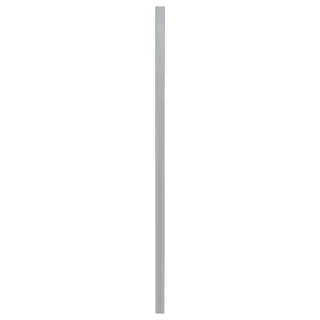 VidaXL Zaunpfosten 10 Stück 150 cm verzinkter Stahl silberfarben