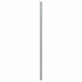 VidaXL Zaunpfosten 10 Stück 170 cm verzinkter Stahl silberfarben