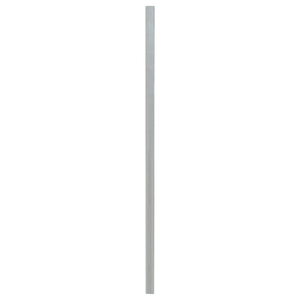 VidaXL Zaunpfosten 10 Stück 200 cm verzinkter Stahl silberfarben