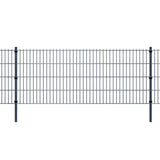 VidaXL Zaunpfosten 20 Stück 150 cm verzinkter Stahl grau