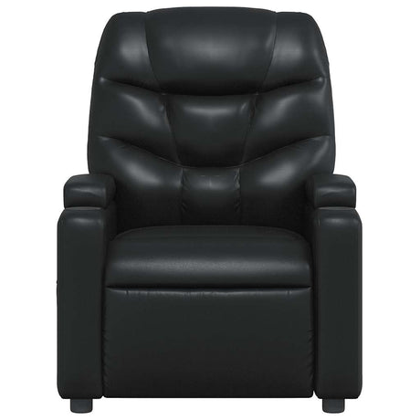 Vidaxl relaxfauteuil zwart kunstleer