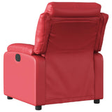 Vidaxl fauteuil verstelbaar kunstleer rood
