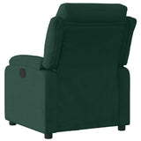 Vidaxl fauteuil verstelbaar fluweel donkergroen