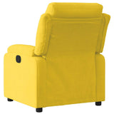 Vidaxl fauteuil verstelbaar fluweel geel