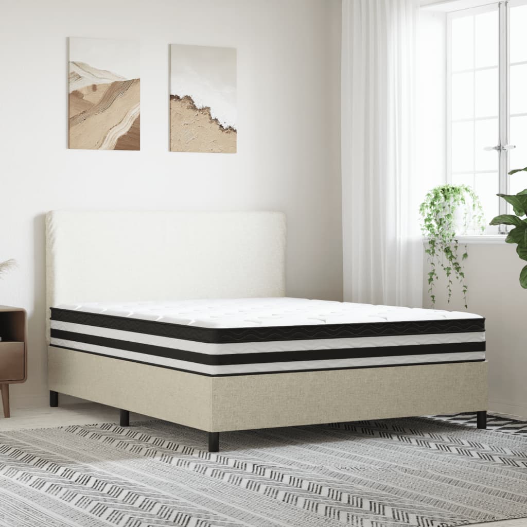 Vidaxl pocketveringmatras middelhard 160x200 cm